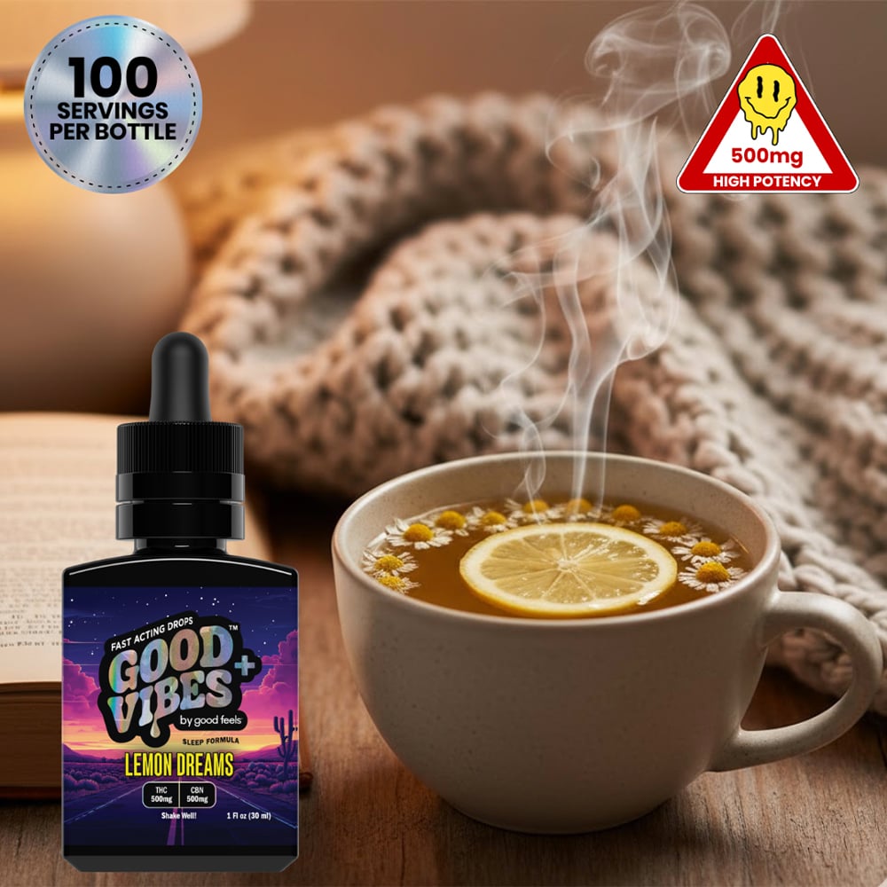 1:1 Sleep Lemon Dreams (500mg THC/500mg CBN) by Good Feels
