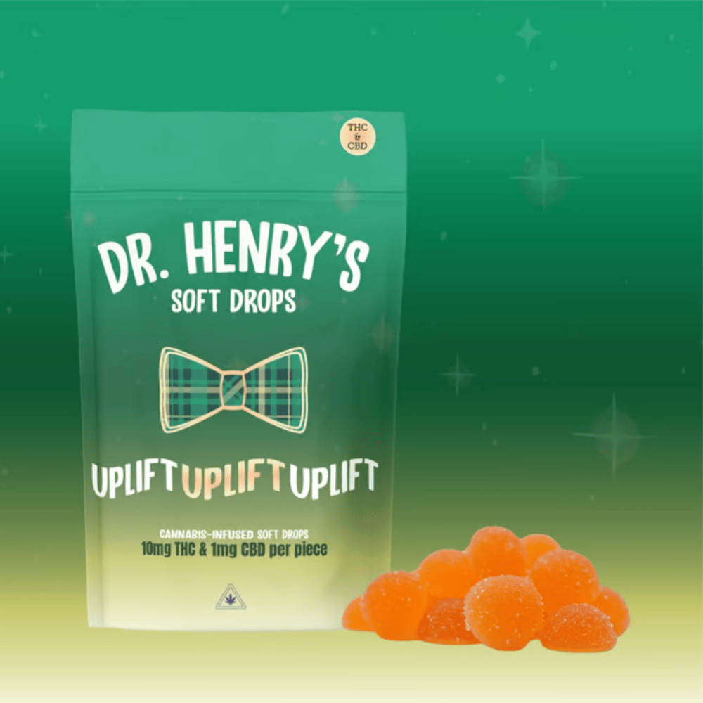 Uplift - Pineapple/Mango [20pk] (200mg THC/20mg CBD) by Dr. Henry's