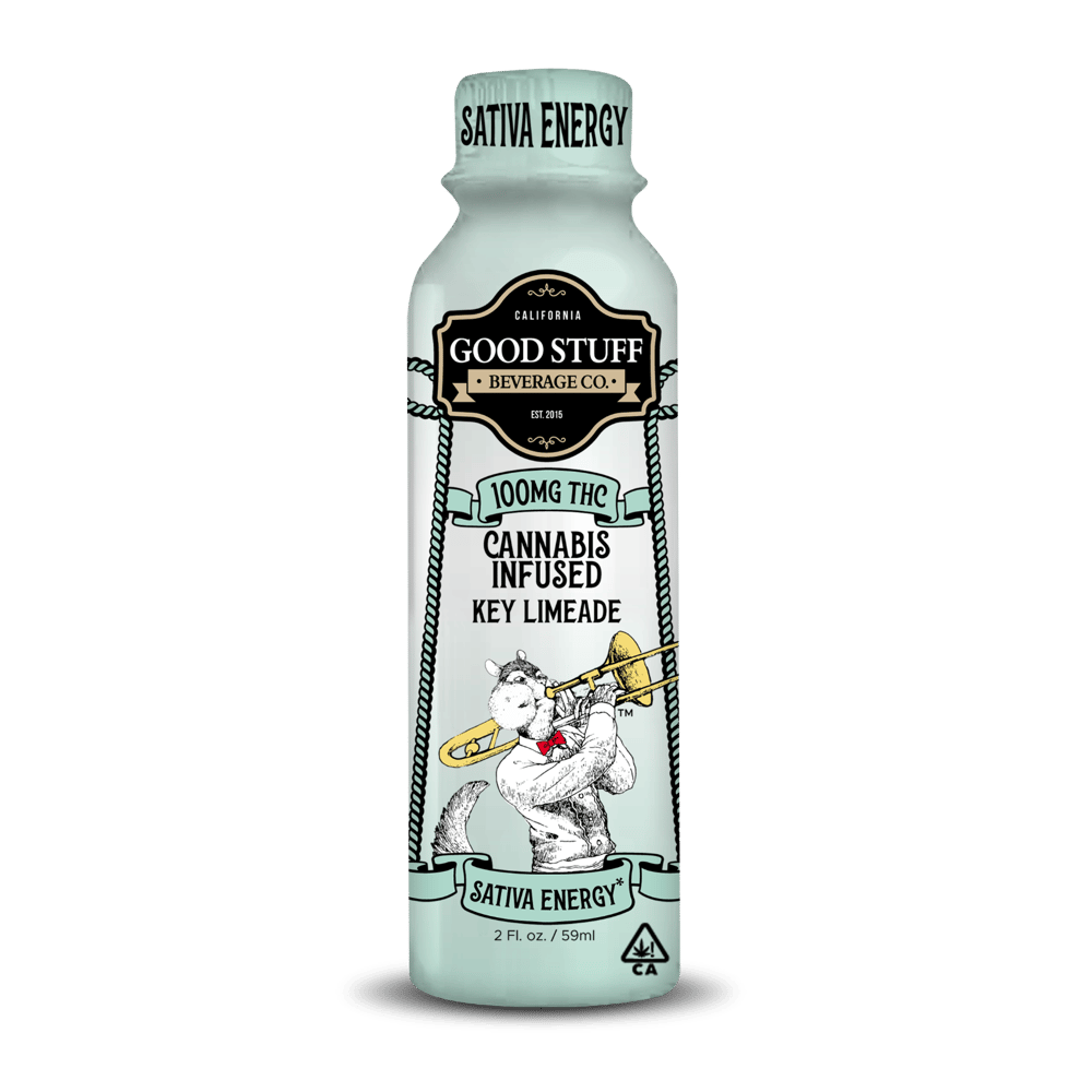 Key Lime - Sativa Energy [2oz] (100mg) by Good Stuff Beverage Co.