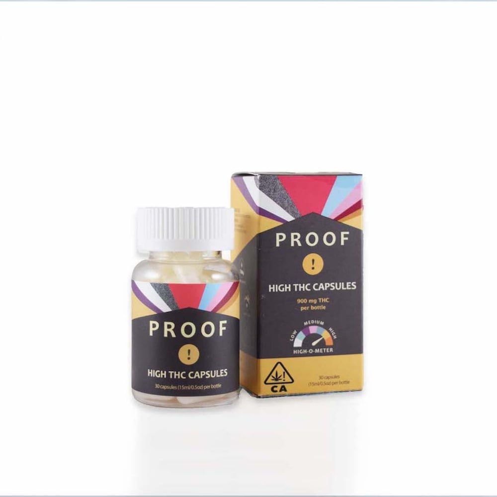 High-THC Capsules (30 ct) by Proof