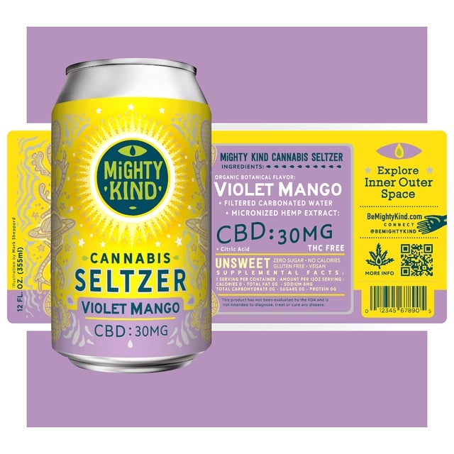 CBD Violet Mango (30mg) by Mighty Kind