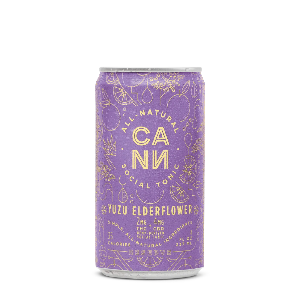 Yuzu Elderflower Single (3mg THC, 6mg CBD) by Cann