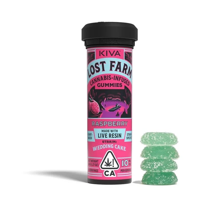 Raspberry x Wedding Cake [10pk] (100mg) by Lost Farm in United States