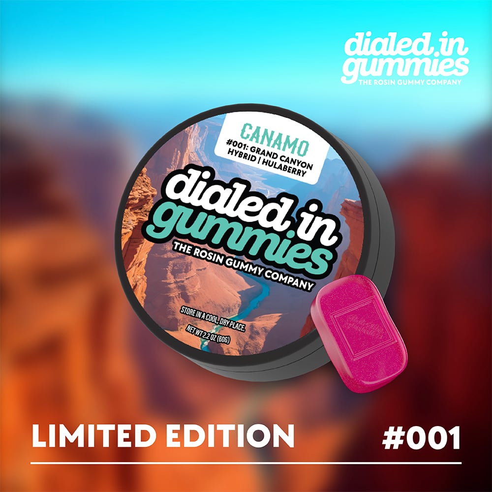 100mg - Grand Canyon - Rosin Gummies (10pk) by Dialed In Gummies