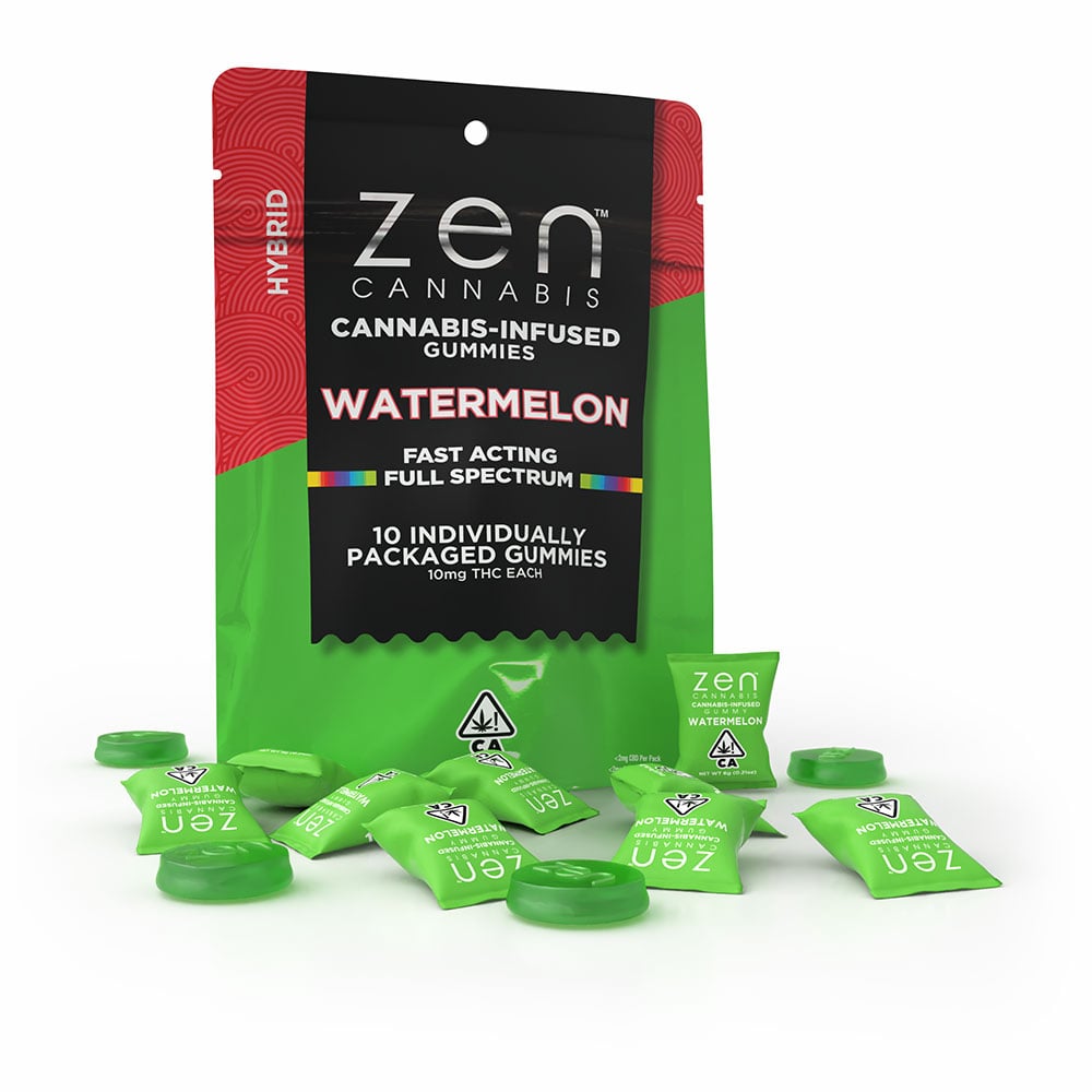 Watermelon [10pk] (100mg) by Zen Cannabis