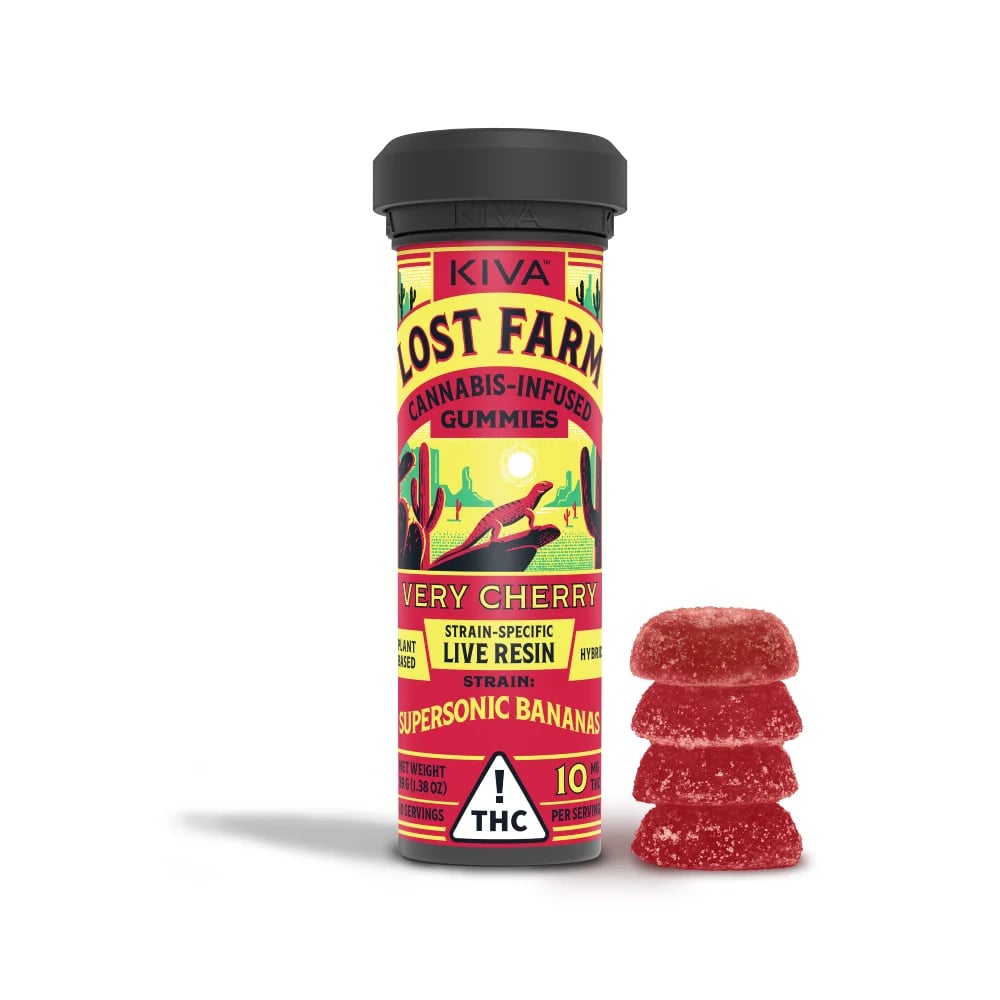Very Cherry x Supersonic Bananas [10pk] (100mg) by Lost Farm in United States