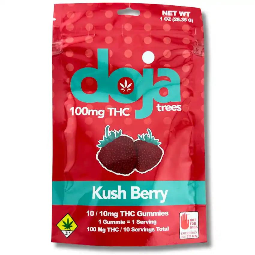 Kush Berry [10pk] (100mg) by Doja Trees