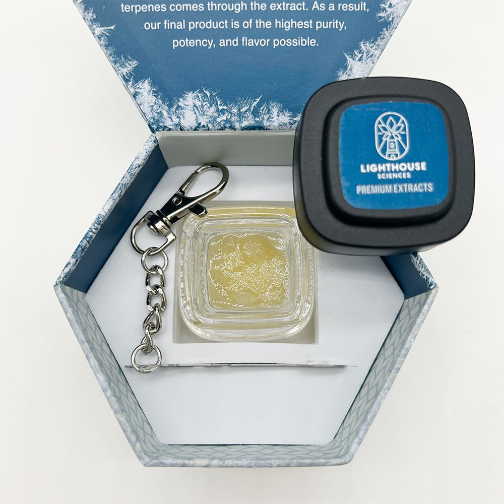 (Live Resin) Sticky Fruit x Rainbow Sherb x Lemon Cherry Pie HTE Terp Sugar [1.8g] by Lighthouse Sciences