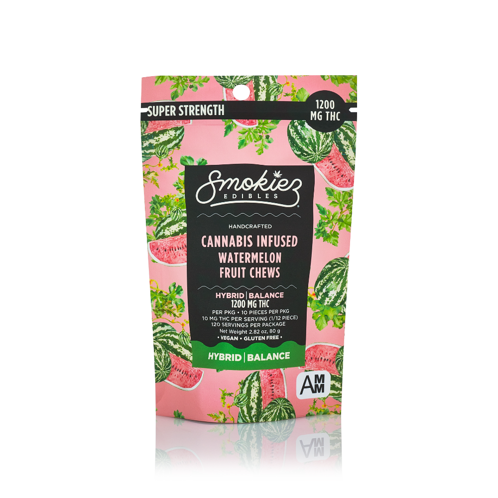 Watermelon - Hybrid [10pk] (1200mg) by Smokiez