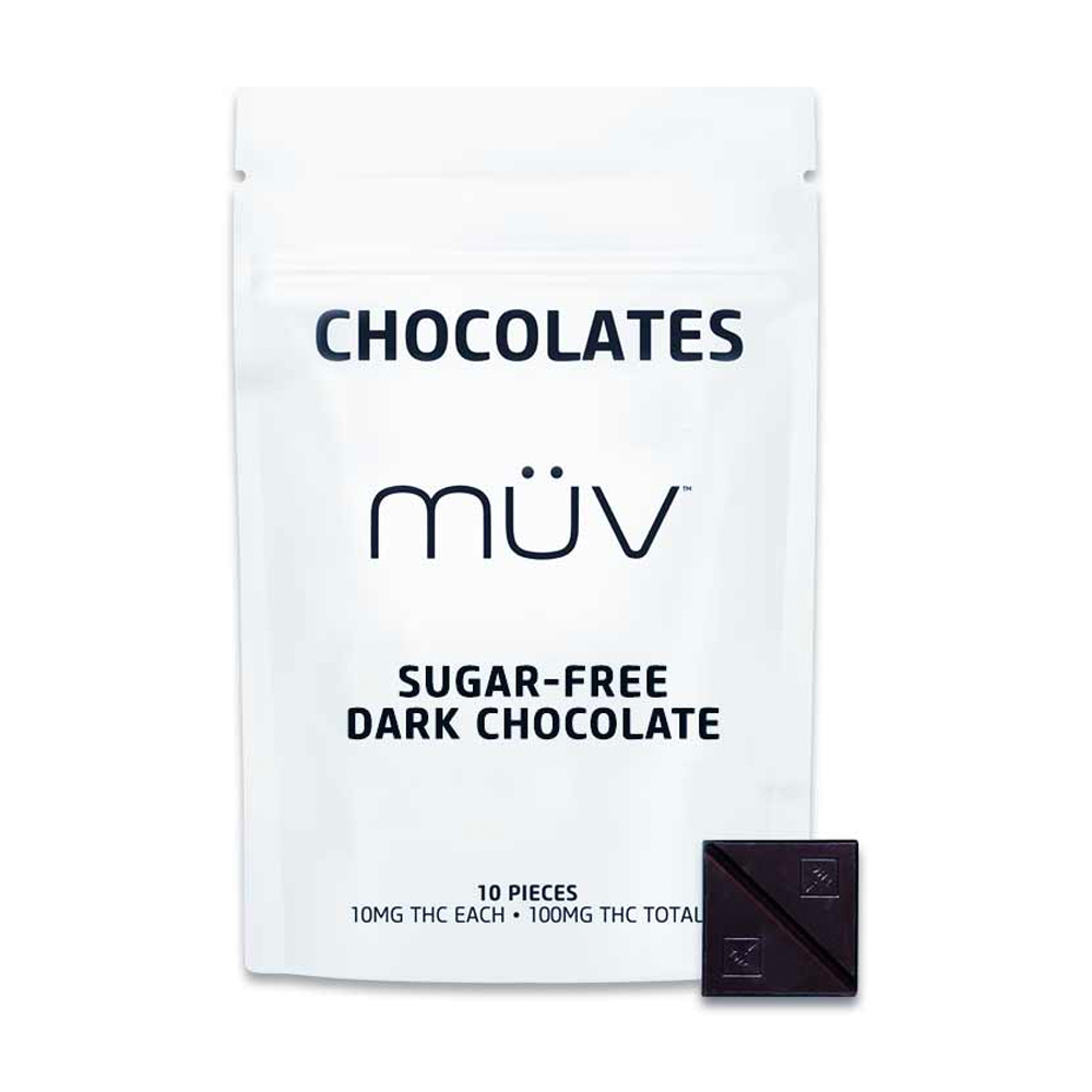 Dark Chocolate - Sugar Free [10pk] (100mg) by MÜV