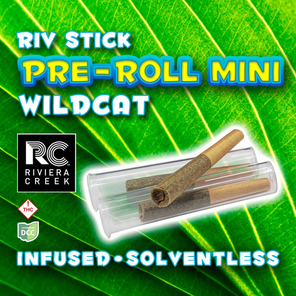 Wildcat Infused Pre Roll Minis by Riviera Creek