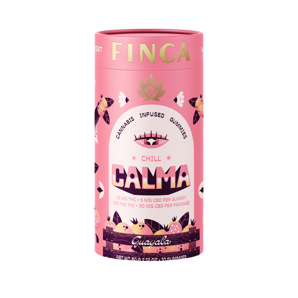 Calma Guayaba (Guava) Chill [10pk] (100mg THC/50mg CBD) by NY Finca