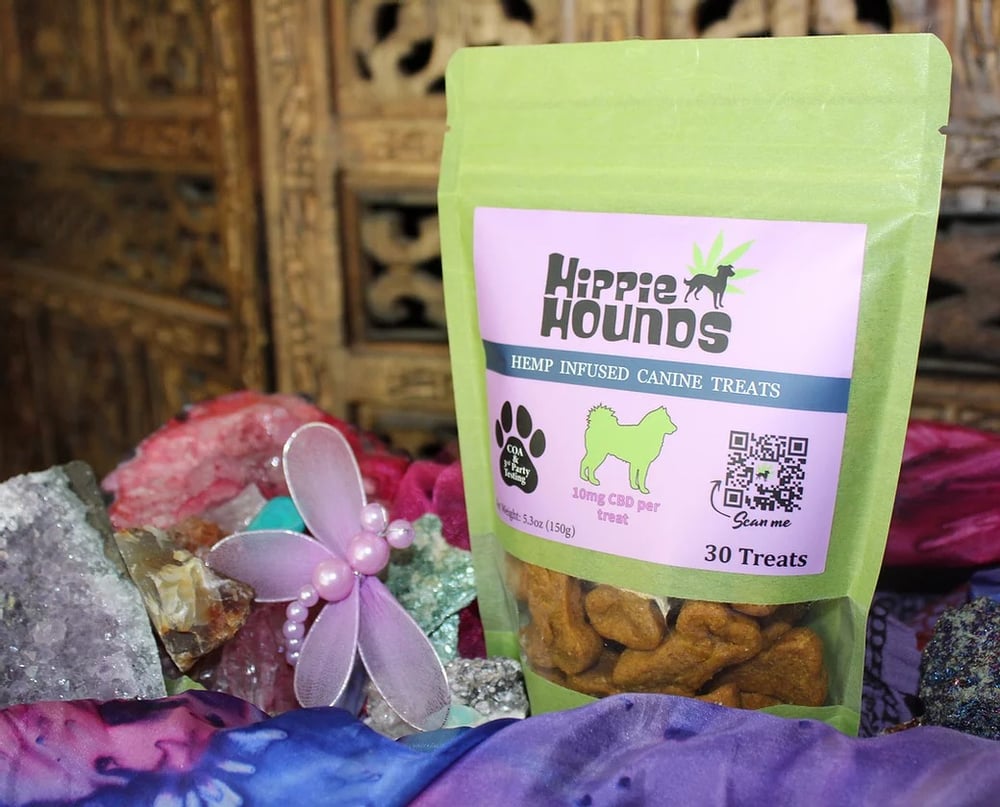 Hemp Infused [30pk] (300mg CBD) by Hippie Hounds