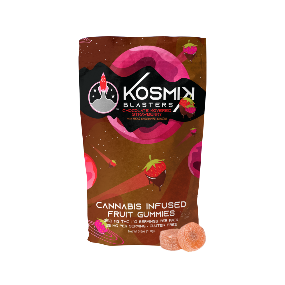 Chocolate Kovered Strawberry [10pk] (250mg) by Kosmik Brands