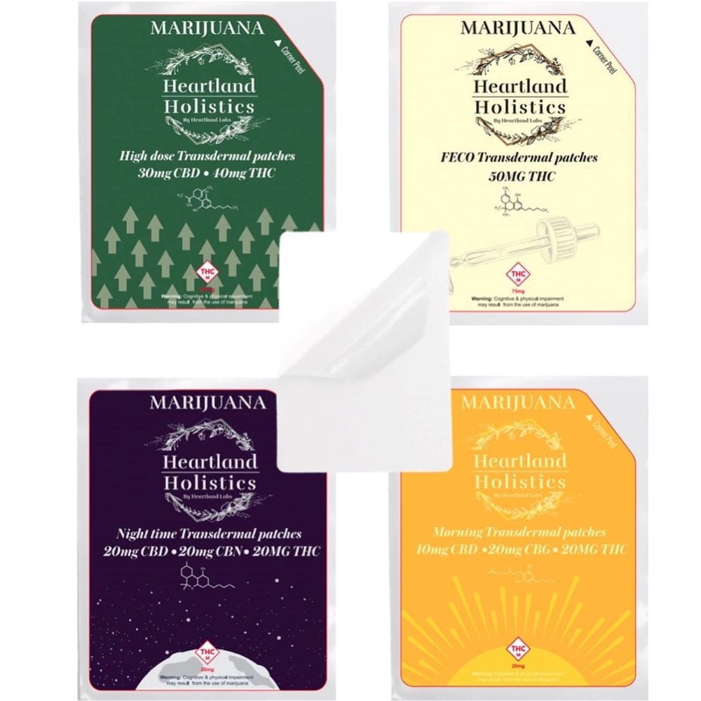 1:1 High Dose Transdermal Patch (35mg) by Heartland Labs