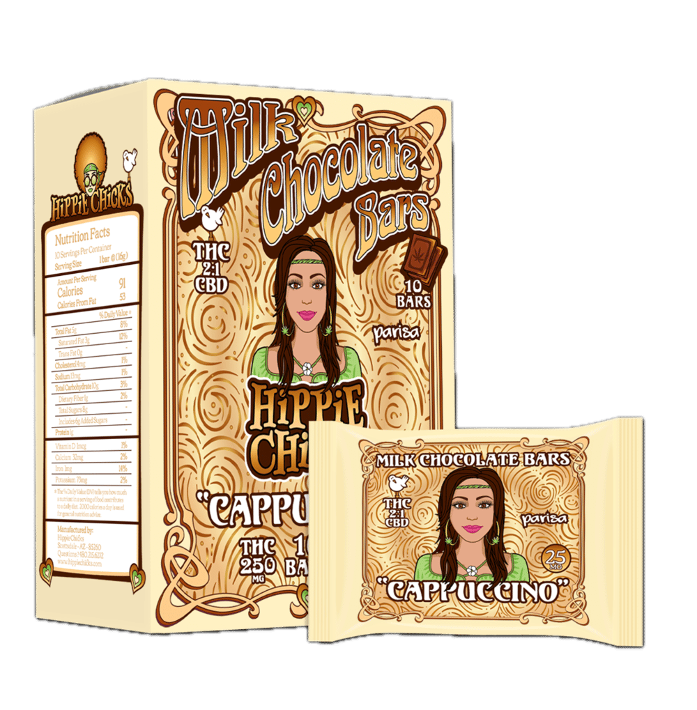 Cappuccino [10pk] (100mg) by Hippie Chicks