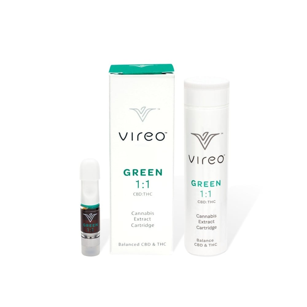 Green Distillate Vaporizer Cartridge [1000mg] by Vireo