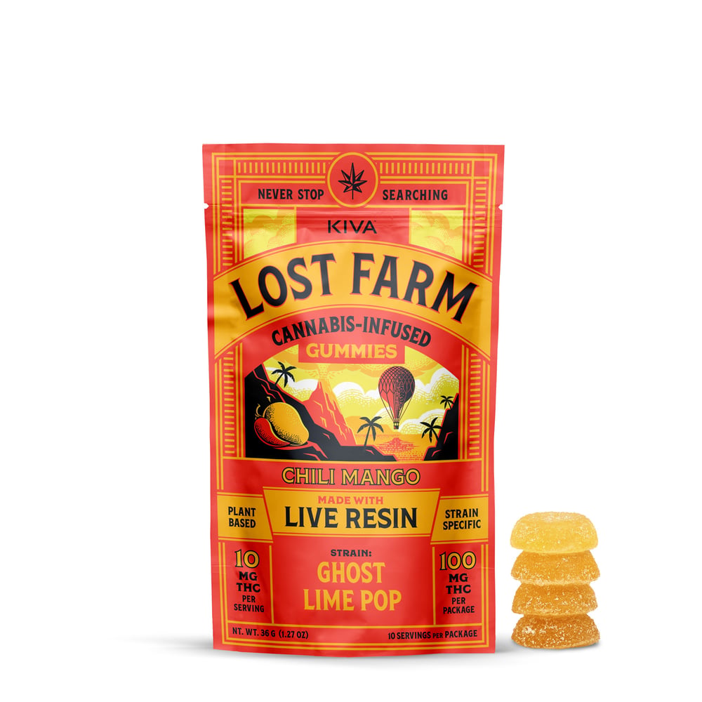 Chili Mango x Ghost Lime Pop [10pk] (100mg) by Lost Farm