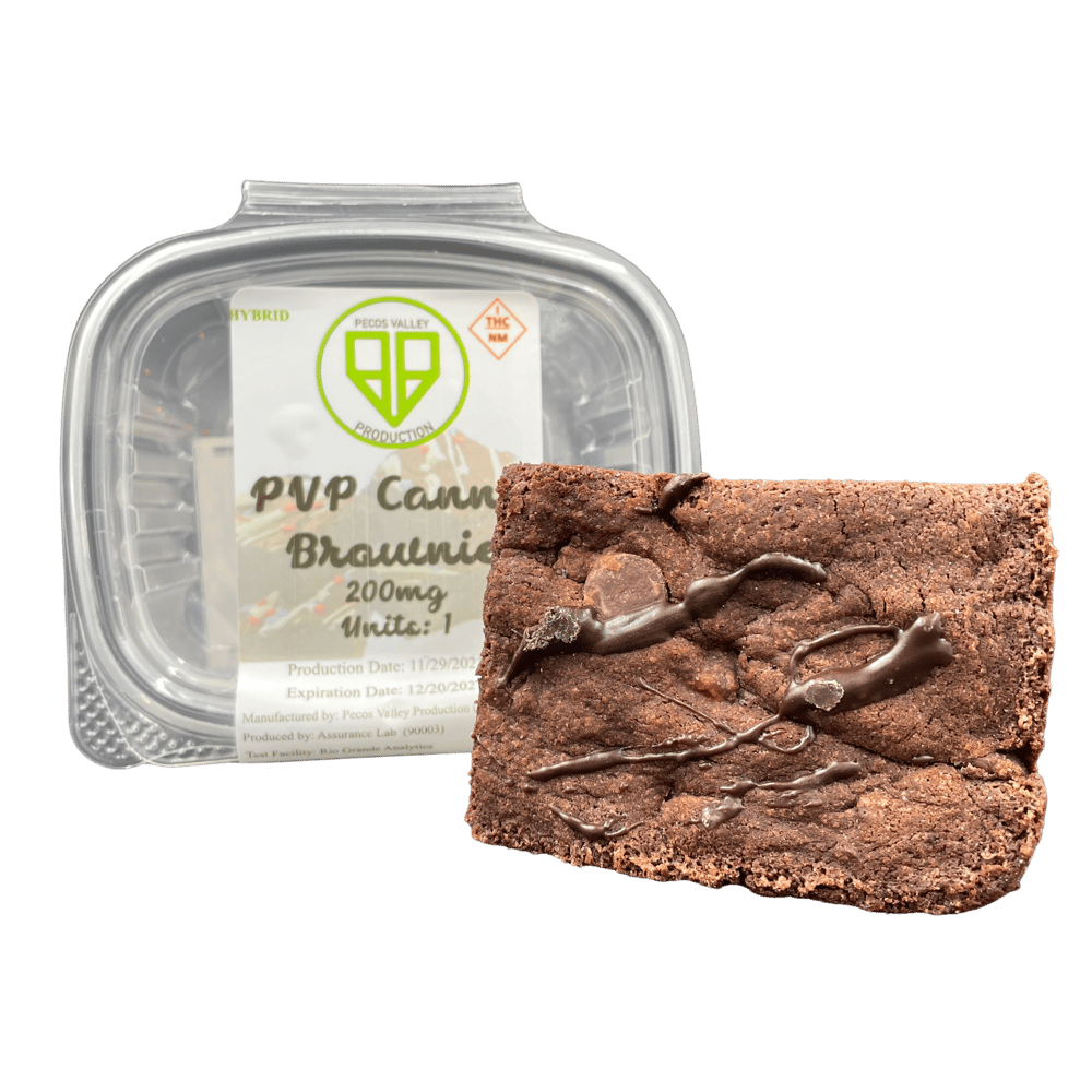 Canna Brownie (100mg) by Pecos Valley Production