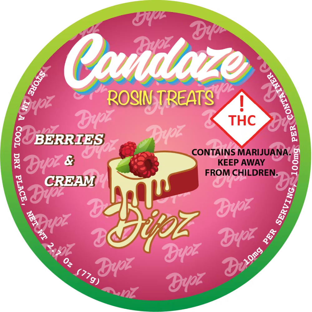 Berries & Cream - Hybrid [10pk] (100mg) by Candaze Dipz