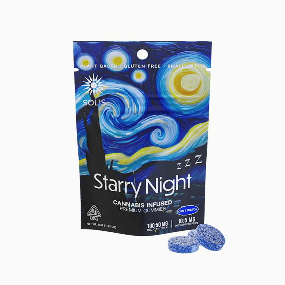 Starry Night [10pk] (100mg THC/50mg CBN) by Solis