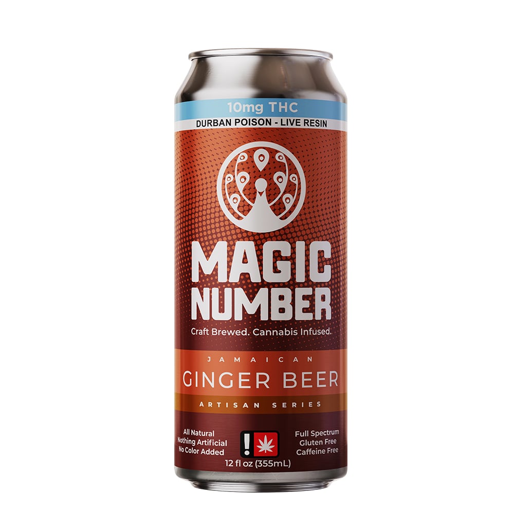 Ginger Beer Natural Soda (10mg Live Resin) by Magic Number