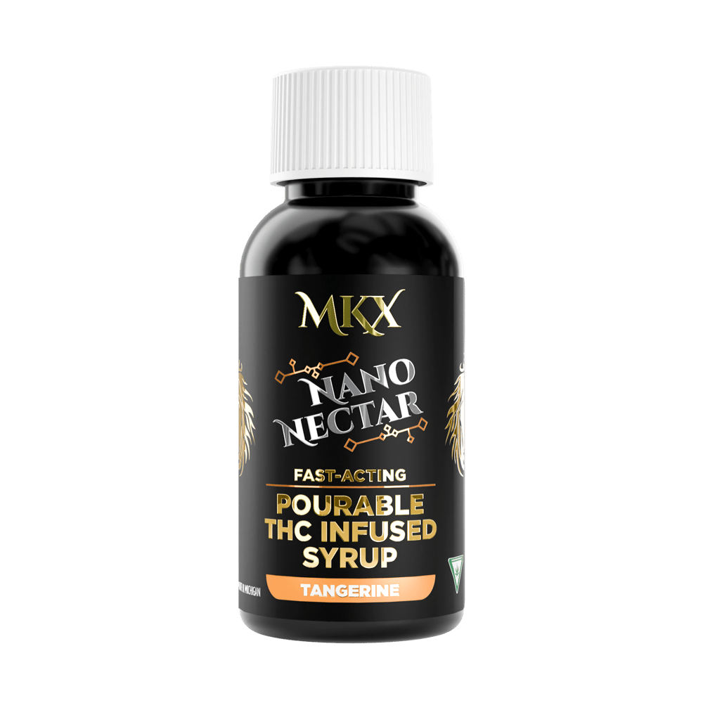 Nano Nectar: 200 MG THC Pourable Syrup (Tangerine) by MKX Oil Co.