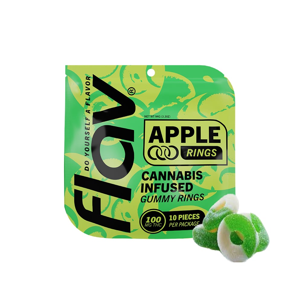 Apple Ring (10 piece 100mg bag) by Flav