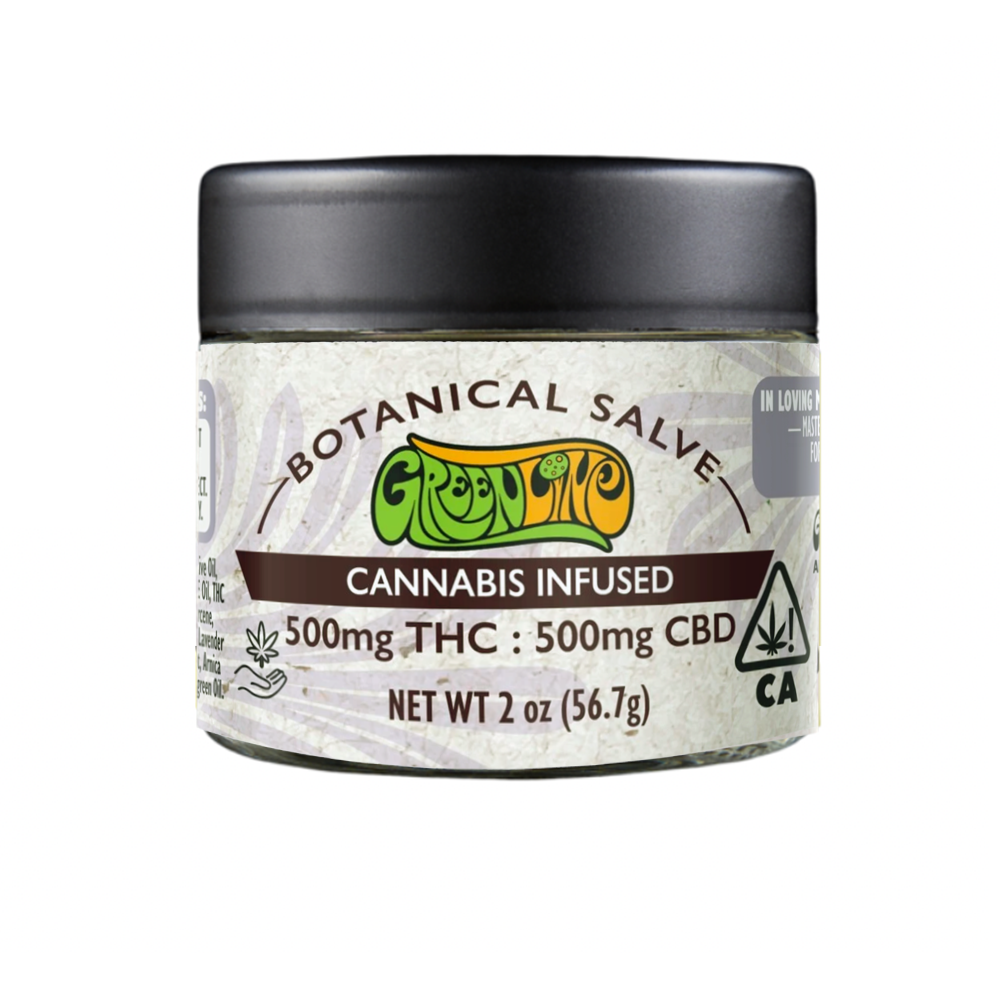 1:1 Salve (500mg CBD/500mg THC) by Greenline