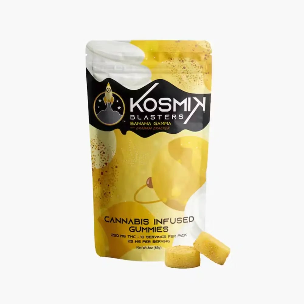 Banana Gamma [10pk] (100mg) by Kosmik Brands