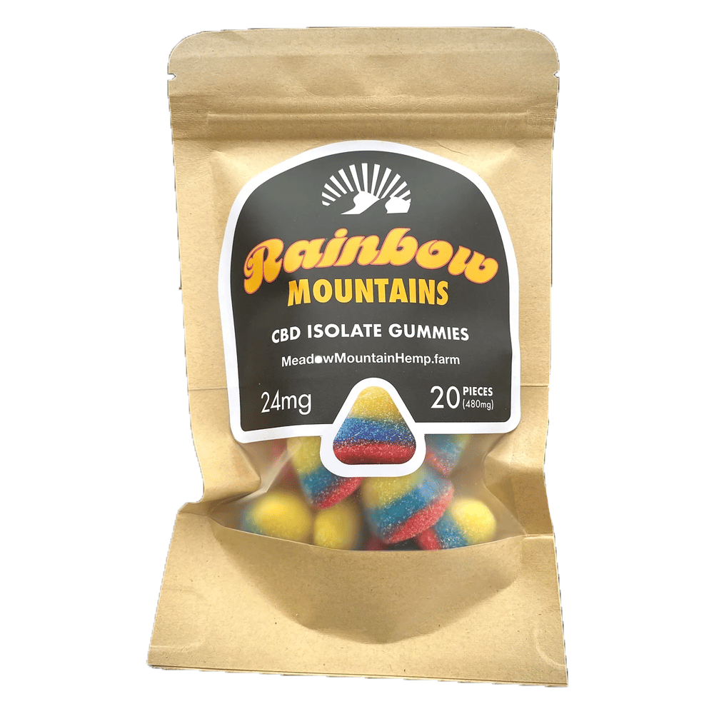 Rainbow Mountain Gummies [20pk] (480mg CBD) by Meadow Mountain