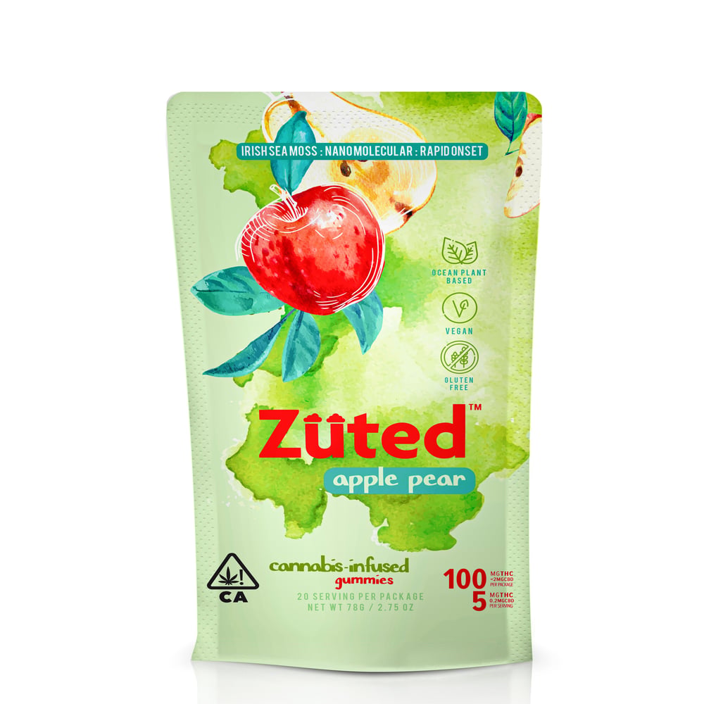 Apple Pear CBD 1:1 (100mg CBD / 100mg THC) by Zuted