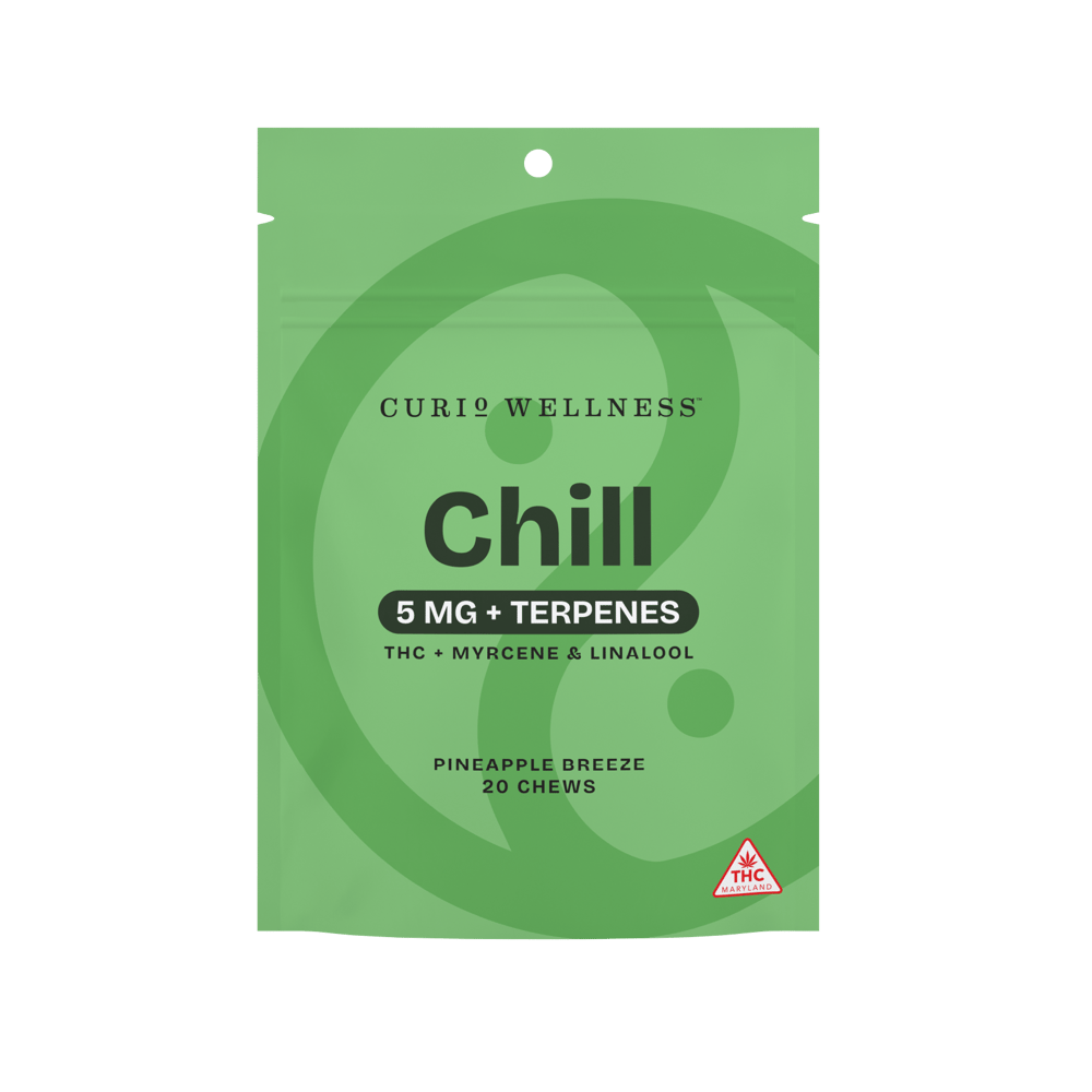 Chill Pineapple Breeze [20pk] (100mg) by Curio Wellness
