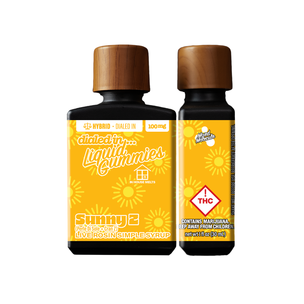 100mg - Sunny Z - Rosin Drops by Dialed In Gummies