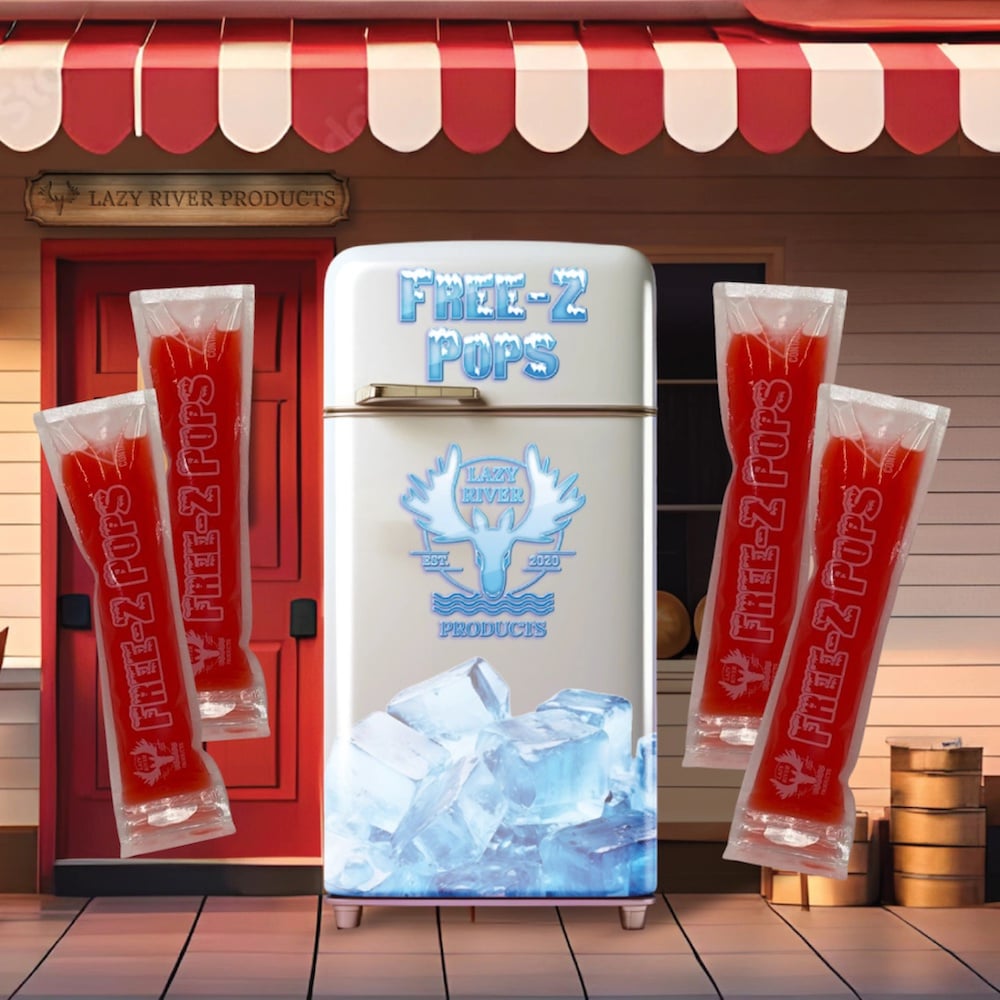 Free-Z Pops Fruit Punch [4pk] (100mg) by Lazy River