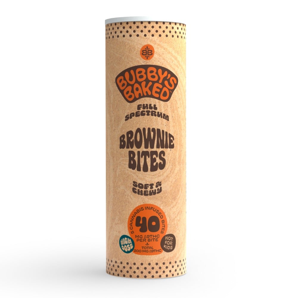 High Dose Brownies [5pk] (200mg) by Bubby's Baked