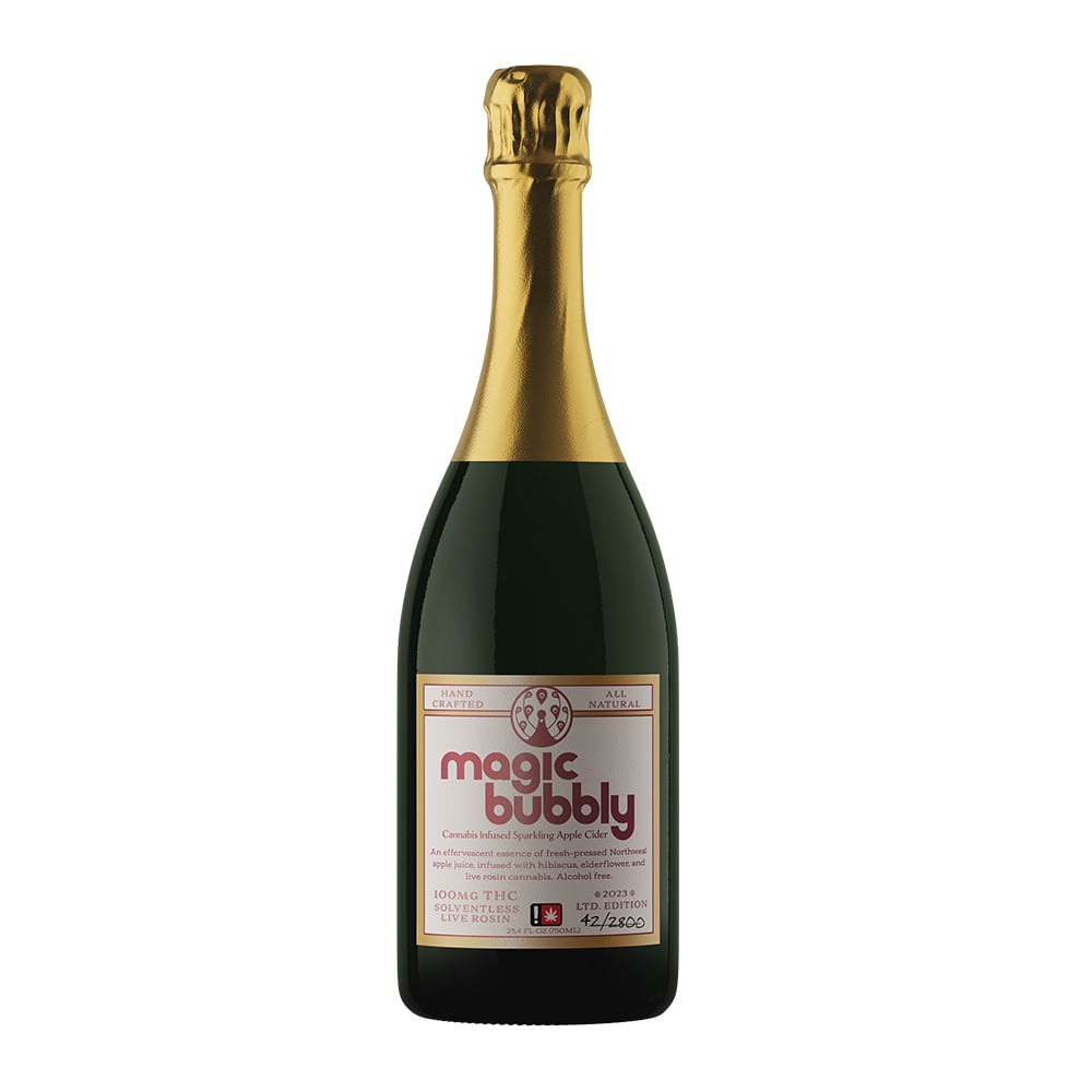 Magic Bubbly Sparkling Apple Cider - (100mg Live Resin) by Magic Number