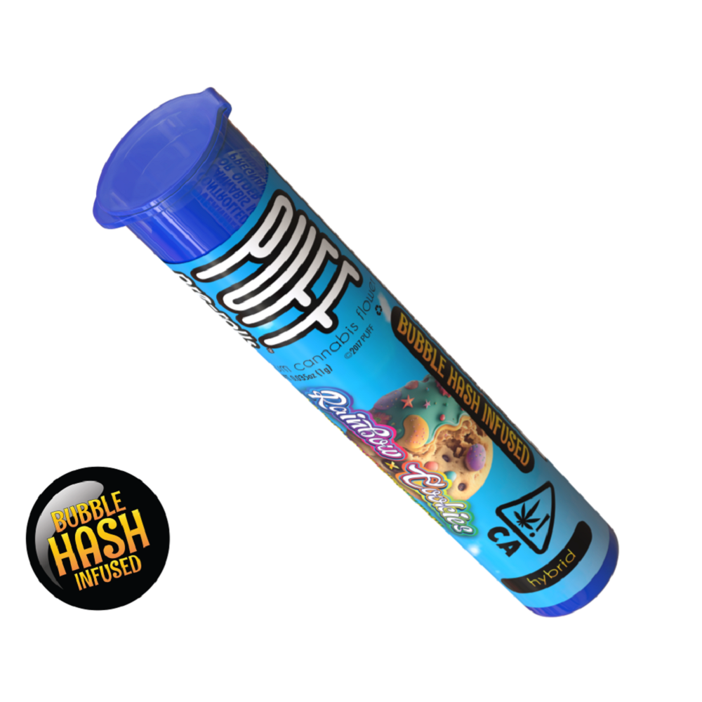 Rainbow Cookies x LA Kush Cake - Bubble Hash Infused pre-roll - Hybrid - [1g] by PUFF