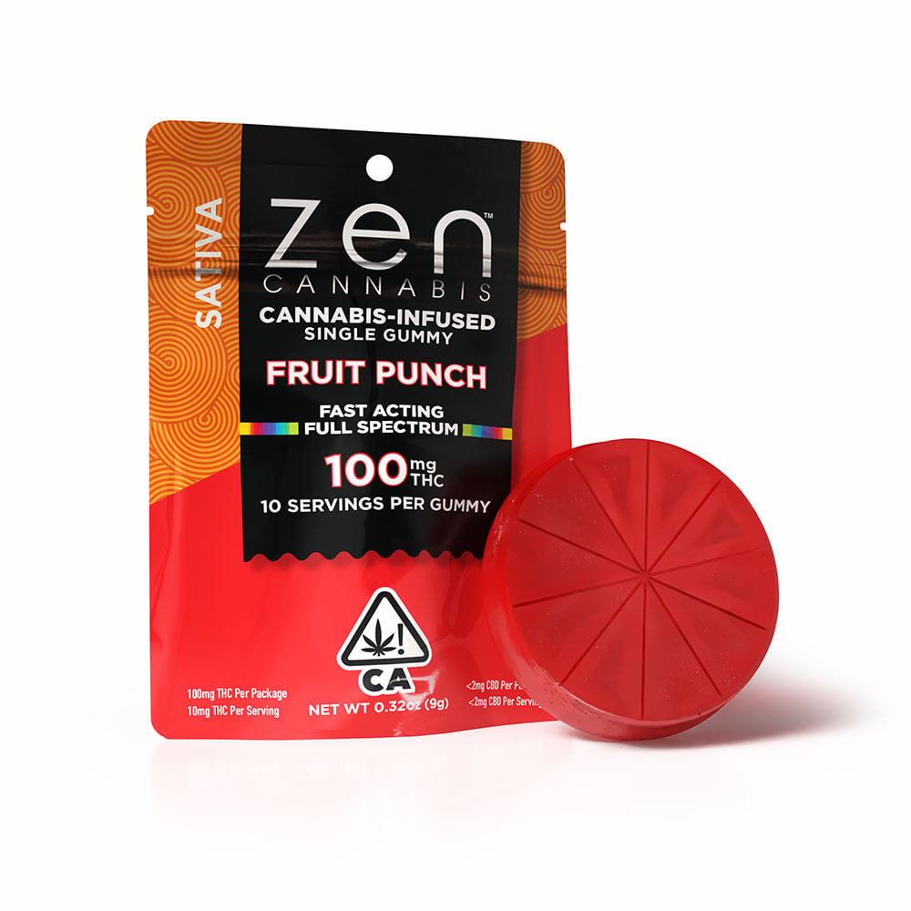 Fruit Punch - Sativa [1pk] (100mg) by Zen Cannabis