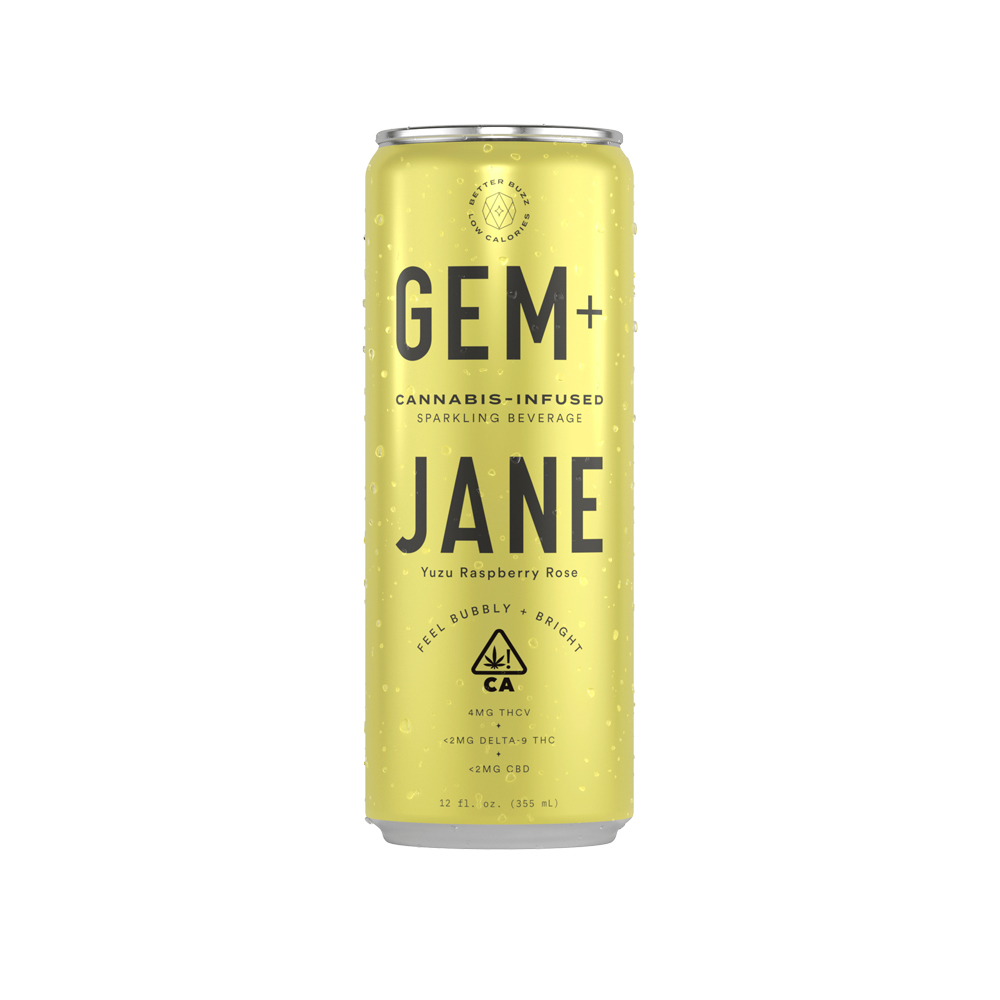Yuzu Raspberry Rose (2mg CBD/4mg THCV) by Gem + Jane