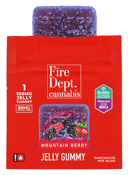 Berry - Sativa (87mg) by Fire Dept.