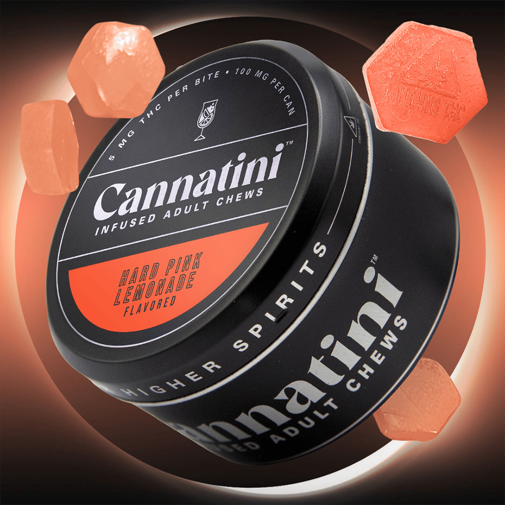 Hard Pink Lemonade [20pk] (100mg ) by Cannatini