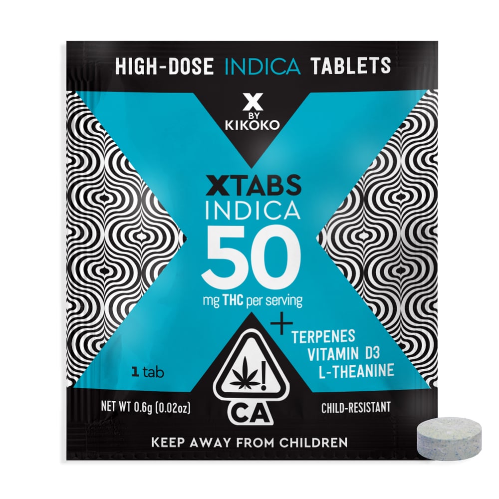 XTabs Indica [1pk] (50mg)* by KIKOKO