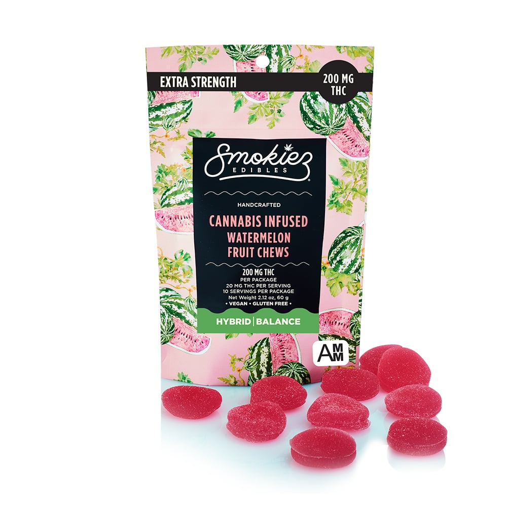 Watermelon - Hybrid [10pk] (200mg) by Smokiez