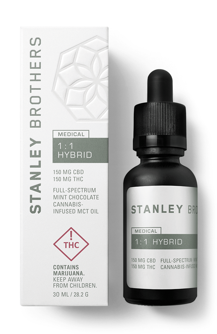 1:1 CBD:THC (150mg CBD/150mg THC) by Stanley Brothers