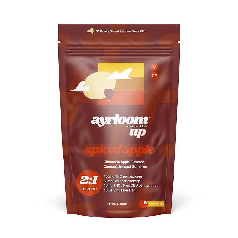 2:1 Spiced Apple UP [10pk] (100mg THC/50mg CBD) by ayrloom