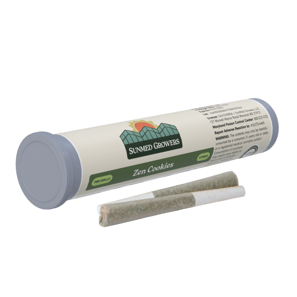 Zen Cookies Pre-Roll 0.5g 2-Pack by SunMed Growers