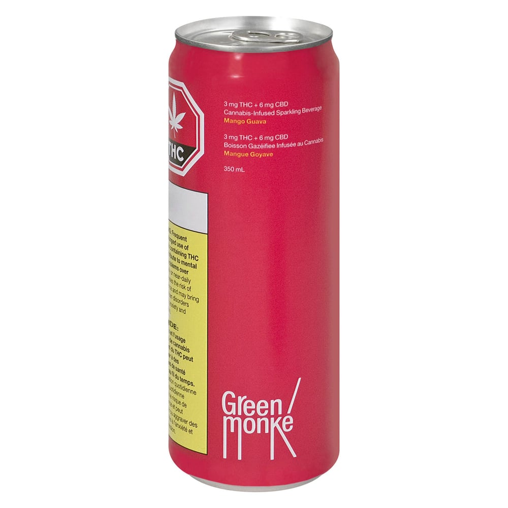 Mango Guava [12oz] (6mg CBD/3mg THC) by Green Monke- CA
