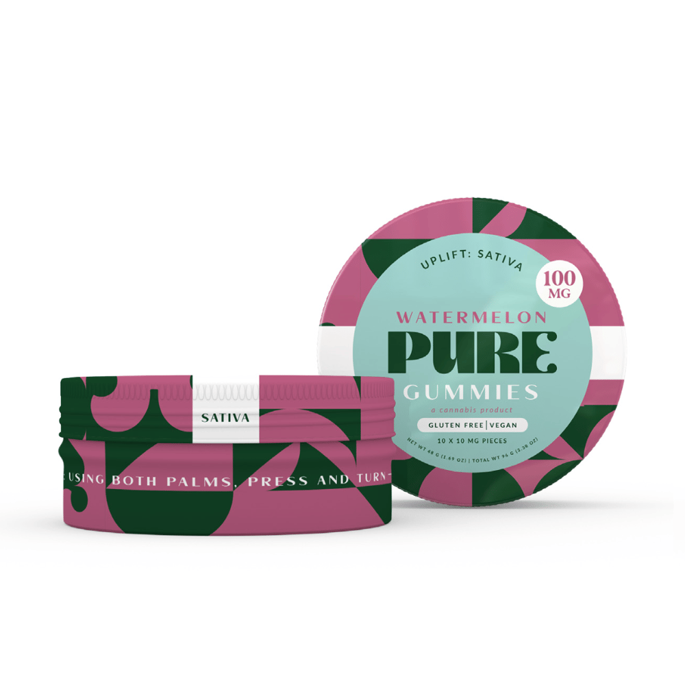 Watermelon - Sativa (100mg) by PURE Edibles