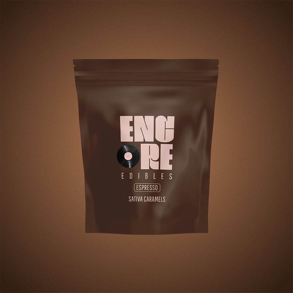 Espresso Caramels - Sativa [10pk] (100mg) by Encore Edibles
